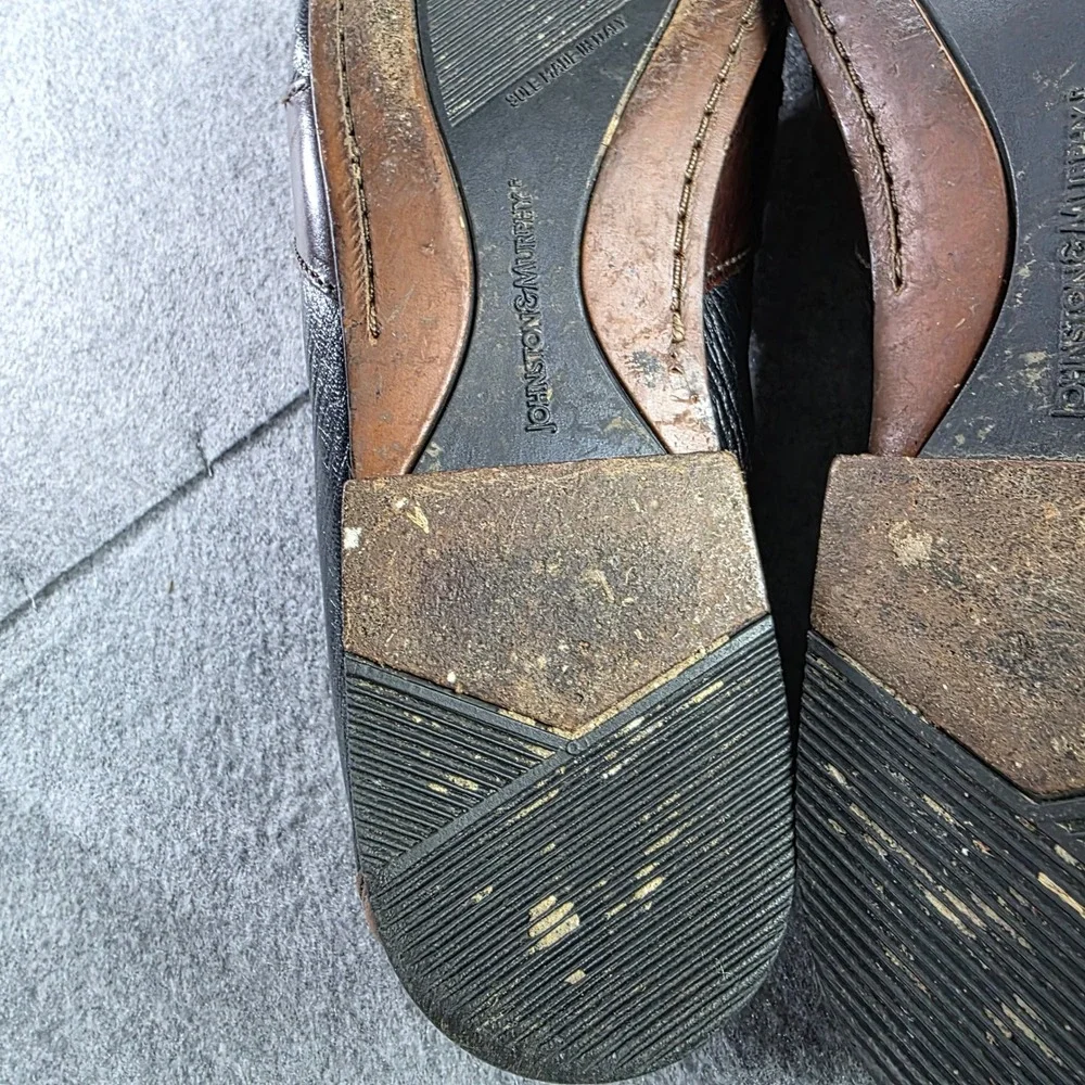 Johnston & Murphy Aragon II Kiltie Tassel Loafers 9.5 M Black Mahogany 20-552